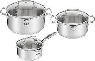 Набір посуду Tefal Duetto Plus, 6 предметів, нерж.сталь