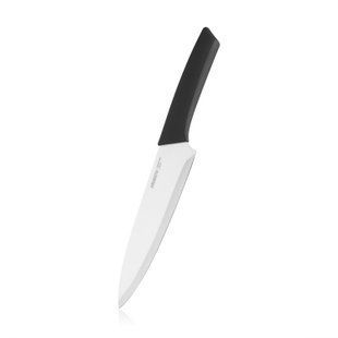 Кухонний ніж кухарський Ardesto Gemini Gourmet, 20см, нержавіюча сталь, пластик, чорний