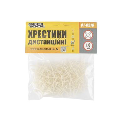 Хрестики дистанційні MASTERTOOL 1.0 мм 81-0510