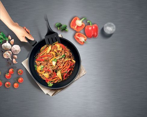 Сковорода ВОК Tefal XL Intense, 28см, алюміній, чорний