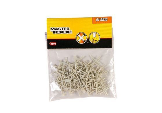 Хрестики дистанційні MASTERTOOL 1.0 мм 81-0510
