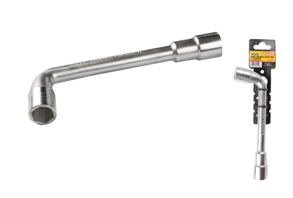 Ключ торцевой с отверстием L-образный MASTERTOOL 17 мм CRV 73-4017