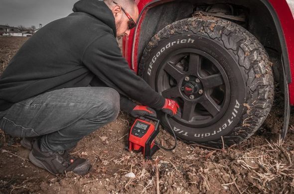 Компрессор воздушный автомобильный аккумуляторный MILWAUKEE, M12 Bl-O (каркас, картонная упаковка)