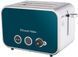 Тостер Russell Hobbs Distinctions 2-Slice, 1670Вт, пластик, підігрів, розморозка, синій