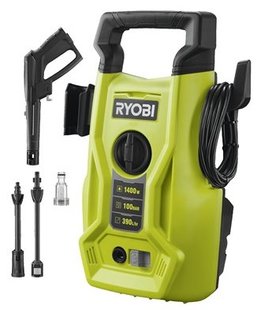 Мінімийка високого тиску Ryobi RY100PWA, 1400Вт, 100Бар, 390 л/год