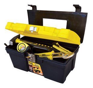Скринька для інструменту MASTERTOOL 16" (405х225х205 мм) металеві замки 79-2039