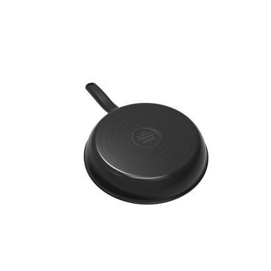 Сотейник Fiskars Functional Form, 26см, 3.2л, покрытие Hardtec Superior, алюм., индукция, с крышкой, черный