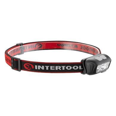 Фонарь налобный аккумуляторный, 6 режимов работы, сенсор, STORM INTERTOOL LB-0310