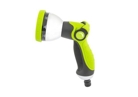 Пістолет для поливу MASTERTOOL 1/2" корпус ABS+метал TPR покриття 10 режимів плавне регулювання потоку 92-9344