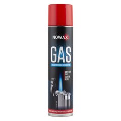 Газ Nowax для заправки всіх типів багаторазових запальничок, 300мл