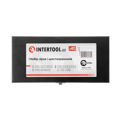 Набор звезд и шестигранников 40 ед. INTERTOOL HT-1848