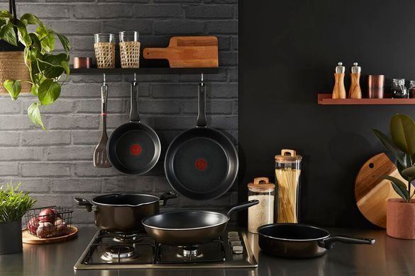 Сковорода Tefal XL Intense, 20см, покриття Titanium 2X, Thermo-Spot, алюм., чорний