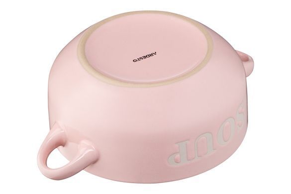 Бульонница Ardesto Cream, 700 мл, розовая, керамика