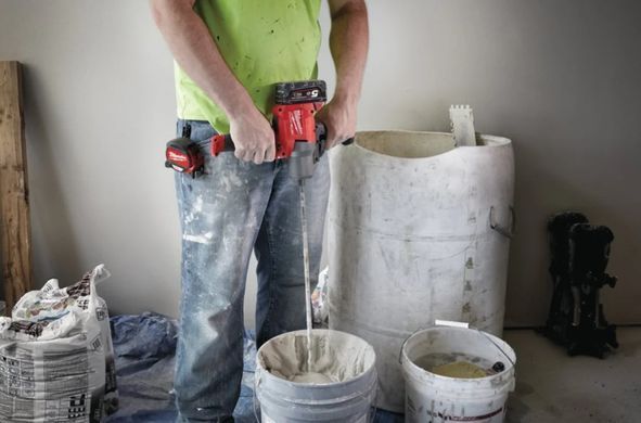 Миксер строительный аккумуляторный MILWAUKEE, M18 FPM-0X (каркас, HDкейс)