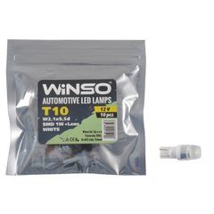 Автолампа LED Winso 12V SMD T10 W2.1x9.5d 1LED, 10шт