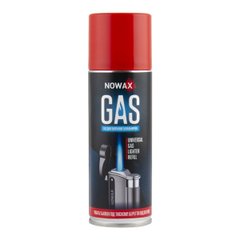 Газ Nowax для заправки всіх типів багаторазових запальничок, 200мл