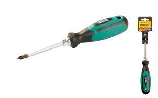 Викрутка хрестова MASTERTOOL РН1х75 мм посилена 45-8175