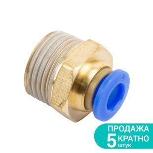 Штуцер цанговий (прямий) &Oslash;6мм МТ 3/8" SIGMA (7026861)