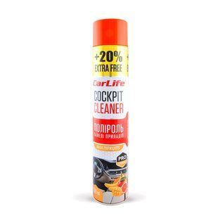 Полироль для приборной панели CarLife Cockpit Cleaner Мультифрукт, 750мл