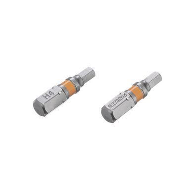Комплект викруткових&nbsp;насадок Hex H4.0 1/4" * 25 мм, S2, уп. 2 од., STORM INTERTOOL VT-0227
