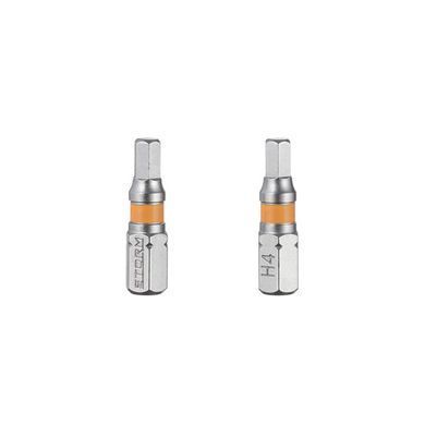 Комплект викруткових&nbsp;насадок Hex H4.0 1/4" * 25 мм, S2, уп. 2 од., STORM INTERTOOL VT-0227