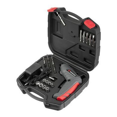 Викрутка акумуляторна 3.6 В у кейсі INTERTOOL DT-0302