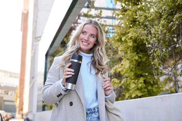 Термочашка Tefal Travel Mug Classic, 500мл, нержавеющая сталь, черный