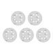 Круг наждачный самоклеющийся 125мм с отверстиями, бумага класс С, плотность 140 г/м2, К80, уп. 5ед INTERTOOL BT-0585