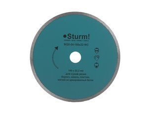 Алмазний диск безперервний. Sturm d=125 мм 9020-04-125x22WC