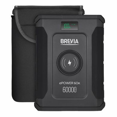 Повербанк (Power Bank) Brevia ePower 60000mAh 192Wh 60W LiFePo4 чорний
