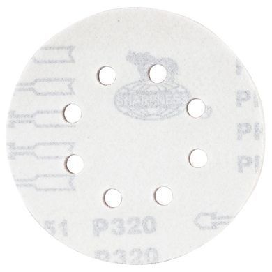 Шлифовальный круг 8 отверстий &Oslash;125мм P320 (10шт) SIGMA (9122731)