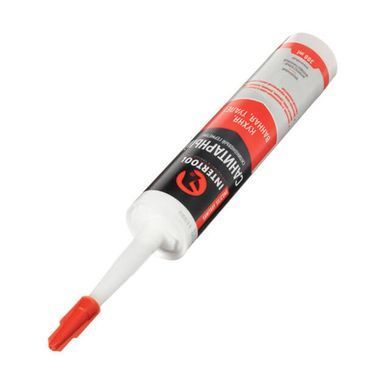Герметик силиконовый санитарный, прозрачный 300мл/320г INTERTOOL FS-3030