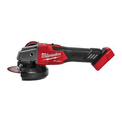 Шлифмашина угловая - болгарка безщеточная аккумуляторная MILWAUKEE, M18 FSAG125XB-0X, 1200Вт, диаметр 125мм (каркас, антивибрационная боковая рукоятка, защитный кожух, зажимная и опорная гайки, пылезащитный экран)