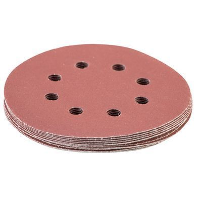 Шлифовальный круг 8 отверстий &Oslash;125мм P320 (10шт) SIGMA (9122731)
