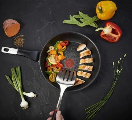 Сковорода Tefal Unlimited, 26см, алюминий, черный