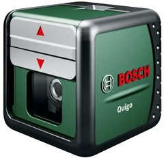 Лазер Bosch с прямыми & крестообразными линиями Quigo Plus, алюминиевый штатив 1.1 м