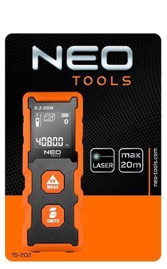 Лазерный дальномер Neo Tools, рабочий диапазон 0.2-20 м