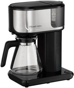 Кавоварка Russell Hobbs Attentiv, 1.25л, мелена, чорно-срібний