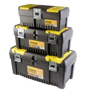 Скриньки для інструменту MASTERTOOL комплект 3 шт 14"+17"+20" металеві замки (79-2514/2517/2520) 79-2005