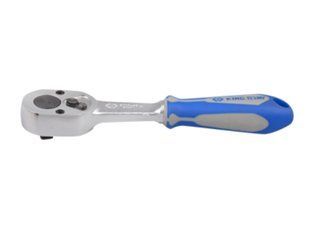 Трещотка 1/4", 140 мм, 24 зубца, флажковая, фиксатор