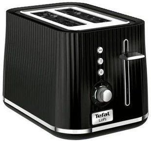 Тостер Tefal Loft 850Вт, розморожування, пластик, чорний