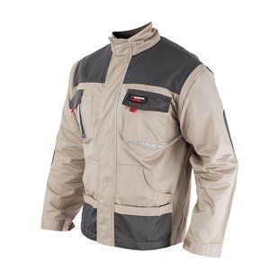 Куртка рабочая 2 в 1, 100 % хлопок, плотность 180 г/м2, XL INTERTOOL SP-3034
