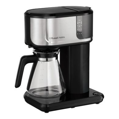 Кавоварка Russell Hobbs Attentiv, 1.25л, мелена, чорно-срібний