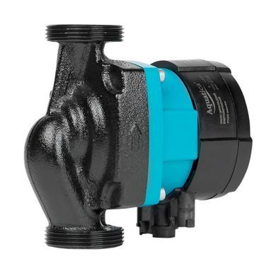 Насос циркуляционный энергосберегающий 5-25Вт Hmax 4м Qmax 47л/мин &Oslash;1&frac12;" 130мм + гайки &Oslash;1" AQUATICA GPA25-4/130 III (774042)