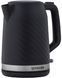 Електрочайник Gorenje 1.7л, Strix контроль, чорний матовий