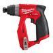 Дриль-шуруповерт акумуляторний безщітковий MILWAUKEE, M12 FDDX-0, 34Нм (каркас без насадок, кліпса для ременя)