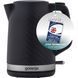 Електрочайник Gorenje 1.7л, Strix контроль, чорний матовий